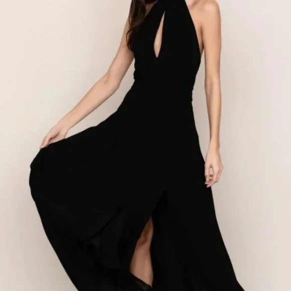 chinese dress ladies Call Me Up Maxi Dress Blue
